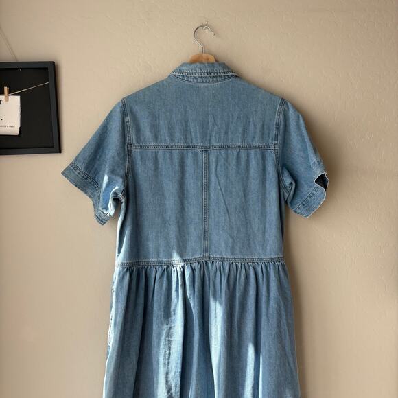 Denim Midi Dress - Picture 9 of 10